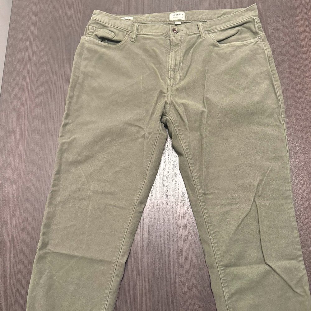 Todd Snyder Olive Italian Moleskin Pant